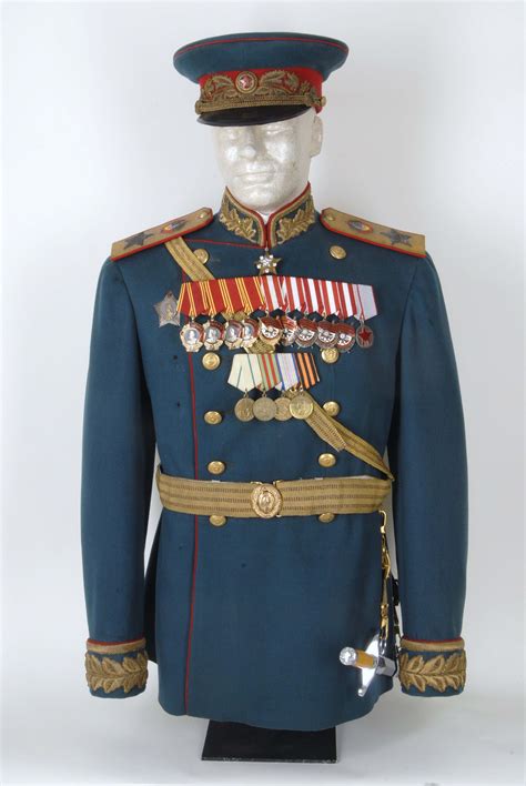 Many extremely rare and never before seen examples of parade uniforms of the Soviet Union during ...