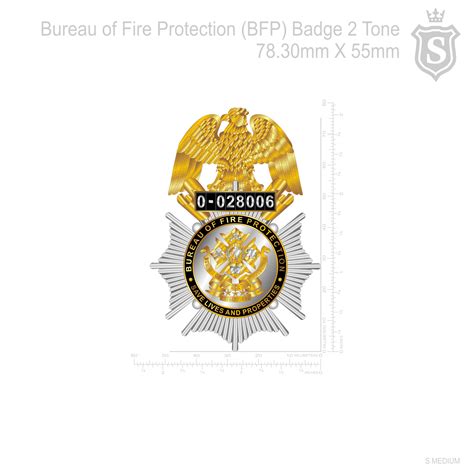 Bureau of Fire Protection (BFP) Badge – Suarez Arts