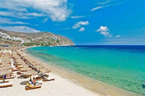 Mykonos Elia Beach, one of the most beautiful south beaches