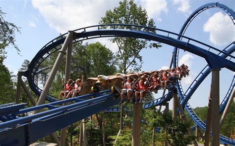 Wild Eagle Roller Coaster Ride at Dollywood, USA