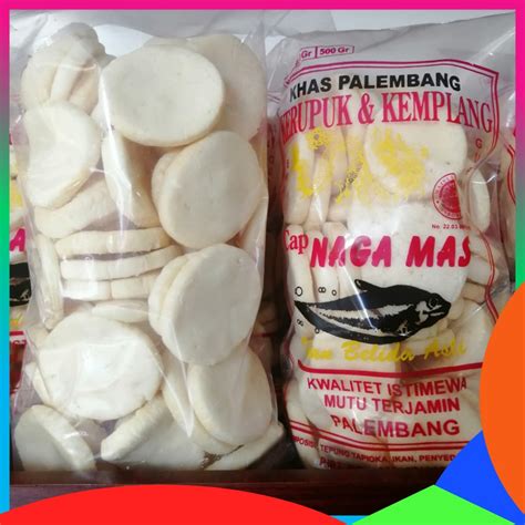 Kerupuk Palembang Kerupuk Kemplang Bulatan Kecil- Kemplang Kancing Khas Palembang 250 Gram ...