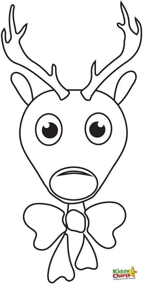 Cute Rudolph Coloring Pages at GetColorings.com | Free printable colorings pages to print and color