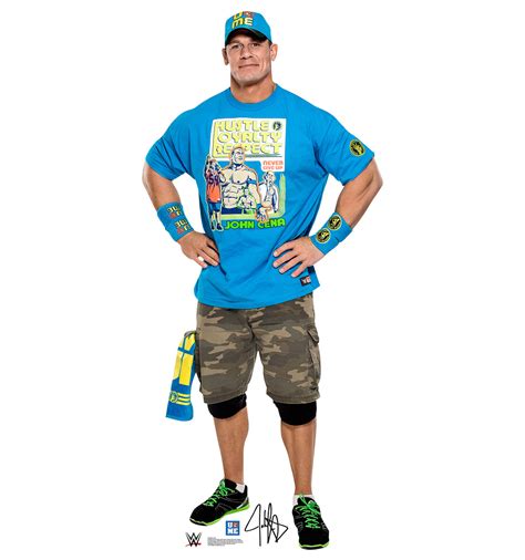 Life-size John Cena Light Blue Shirt - WWE Cardboard Standup