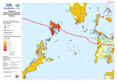 Philippines Typhoon Haiyan (Yolanda) Storm Surge and Medical Facilities - MA016_Hospitals_v01b ...