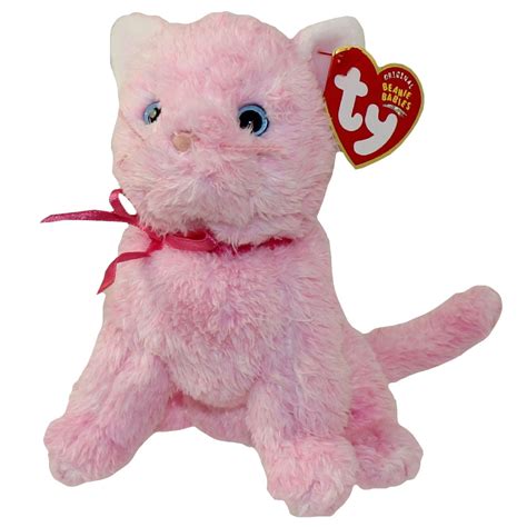 TY Beanie Baby - FLEUR the Pink Cat (6 inch) - Walmart.com - Walmart.com