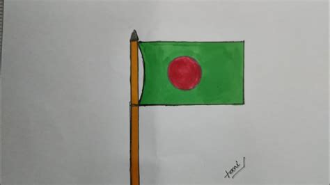 how to draw nation flag || potaka drawing || Easy drawing step by step ...