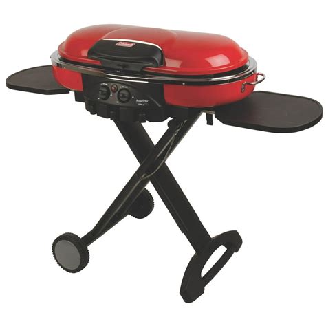 Coleman Roadtrip LXE Portable Matchless Camping/BBQ Grill, Red ...