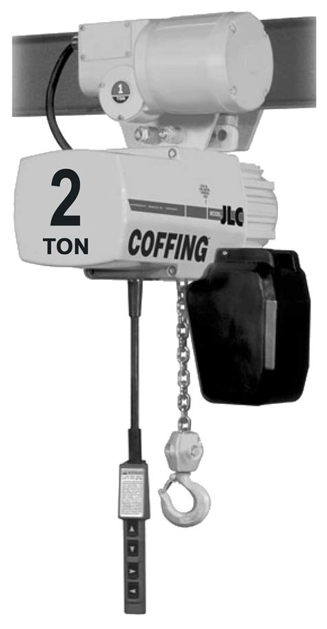 2 Ton Coffing JLC Electric Chain Hoist, Part No JLC4008