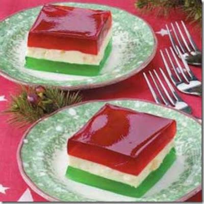 Peachtree Cooking: Christmas Ribbon Jello Salad