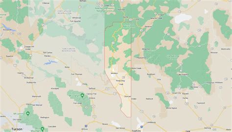 Cities and Towns in Greenlee County, Arizona – Countryaah.com