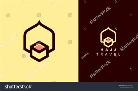 Mecca Travel Logo Template Al Hajj Stock Vector (Royalty Free) 1516988597 | Shutterstock