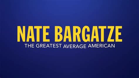 Nate Bargatze: The Greatest Average American "Trailer" - YouTube