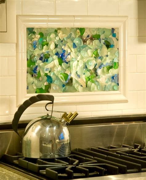 Kitchen Backsplash Ideas with Coastal & Beach Mosaics | Tile Mosaic Ideas