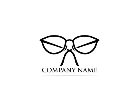 Glasses Logo Design vector 623660 Vector Art at Vecteezy