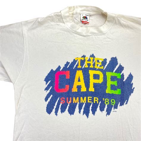 1989 Cuffys Cape cod tee large – Vintage Sponsor