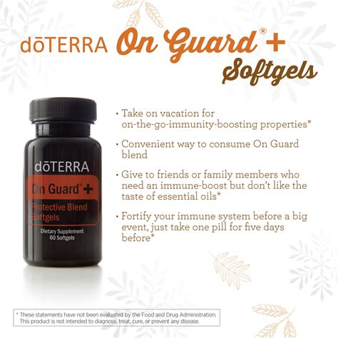 Remember to be "On Guard" this Winter with doTERRA On Guard+ Softgels! #EssentialOils # ...