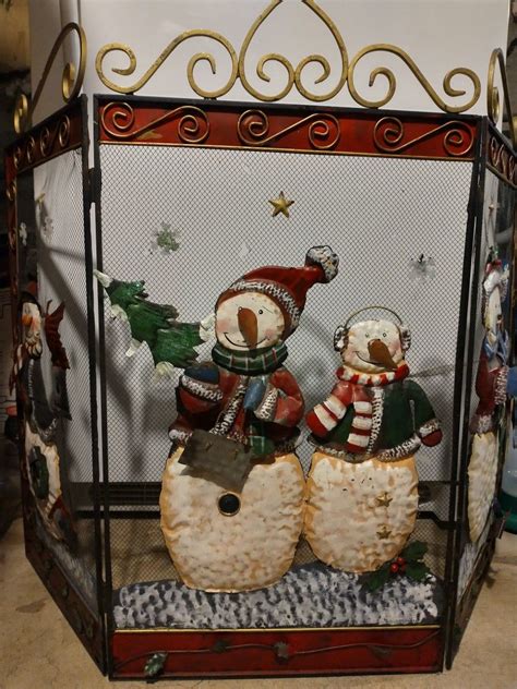 Large Christmas Snowman Fireplace Screen for Sale in Tacoma, WA - OfferUp