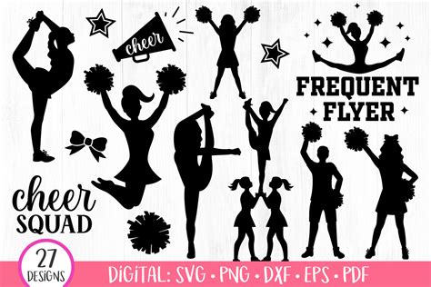 Cheer SVG Bundle, Cheerleader SVG Graphic by Twingenuity Graphics ...