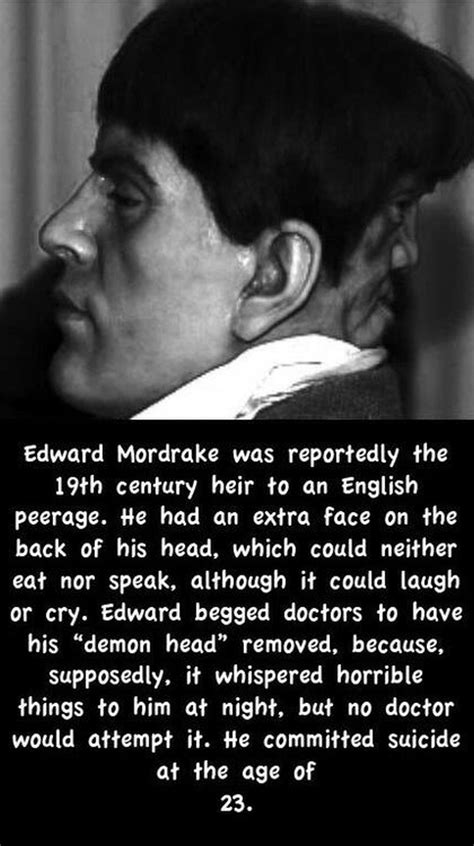 Is The True Story Of Edward Mordrake