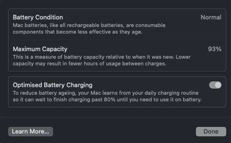 M2 MacBook Air battery health 93% after 1… - Apple Community