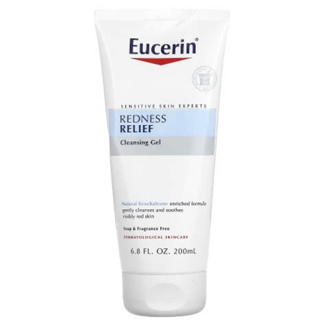 Eucerin Redness Relief Soothing Skin Cleanser Gel 6.8z, 6.8 fl oz - Fry’s Food Stores