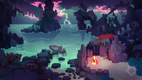 Stranded Cove Pixel Art [1920x1080] : r/wallpaper