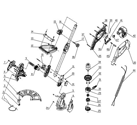 Craftsman weed wacker parts diagram