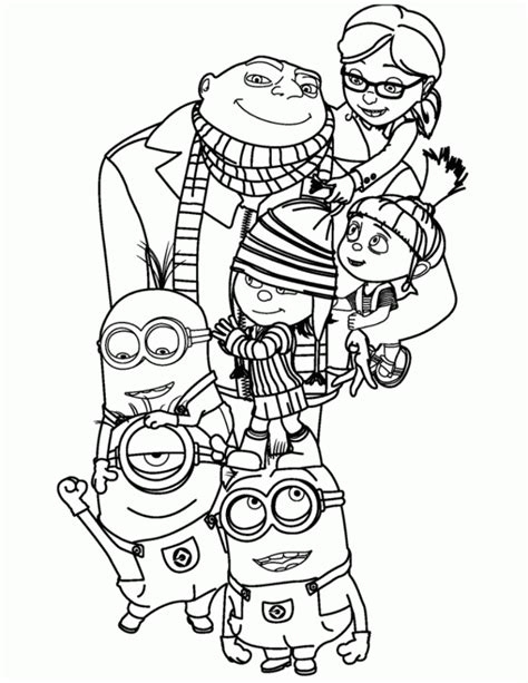 Minion Coloring Pages - Best Coloring Pages For Kids