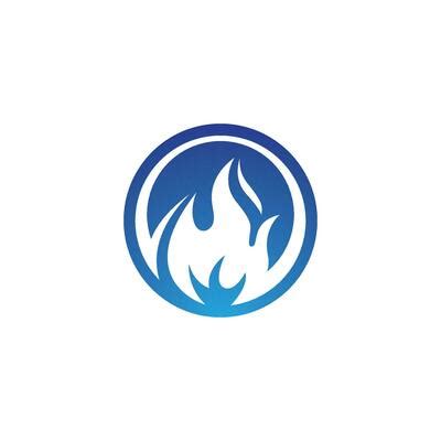 Blue Flame Logo Vector Art, Icons, and Graphics for Free Download