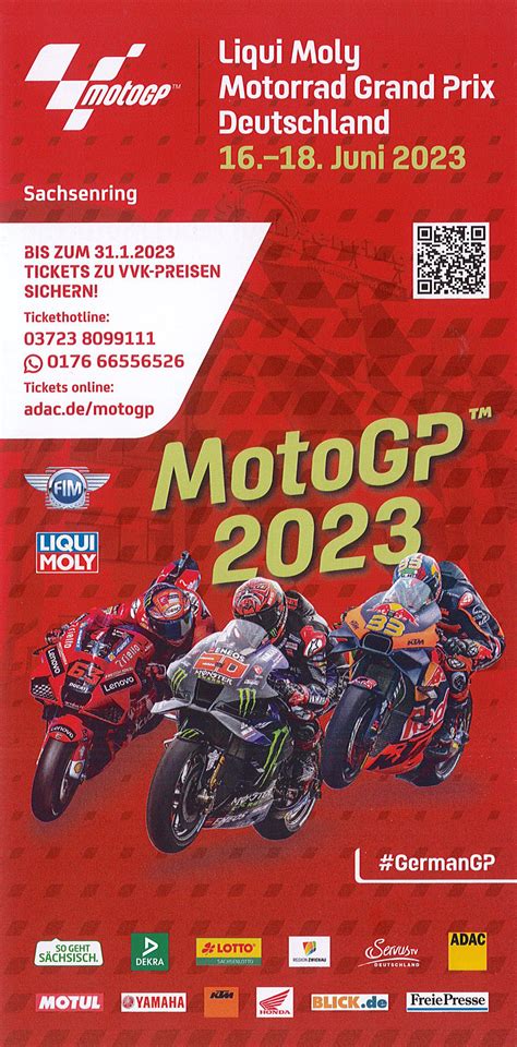 LIQUI MOLY Motorrad Grand Prix Deutschland auf dem Sachsenring