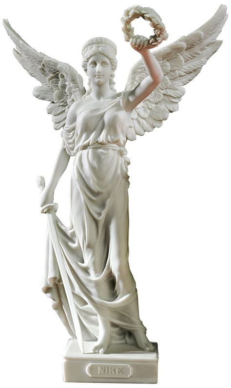 Design Toscano Nike, the Winged Goddess of Victory Bonded Marble Resin Statue | Statue, Goddess ...