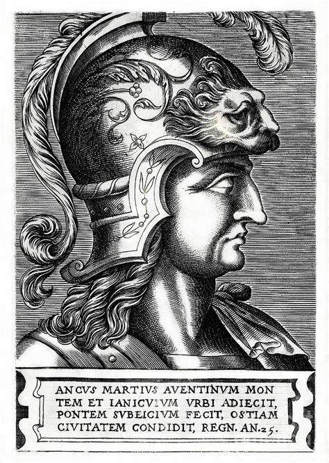 Ancus Martius, 4th King of Roman Empire, 16th century art Drawing by Zalman Latzkovich - Pixels