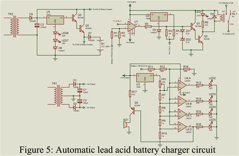 Automatic Lead Acid Battery Charger Circuit - Engineering Projects