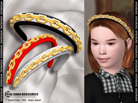 The Sims Resource - simple headband NA492 Child