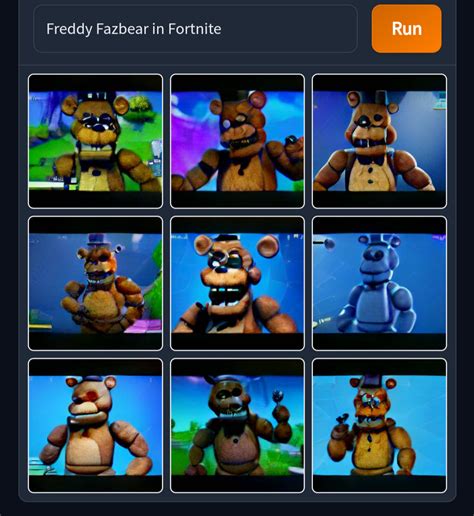 Freddy Fazbear in Fortnite : r/weirddalle