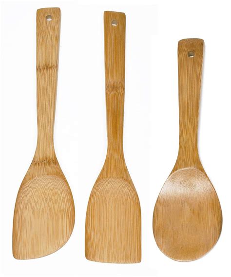 Amazon: Bamboo Cookware Spoon Set 3-Piece for $3.77