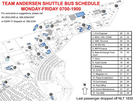 Andersen Afb Base Map