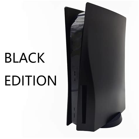 Amazon.com: PS5 Black Case Cover Plate Shell Replacement for PS5 Playstation 5 Console bluray ...