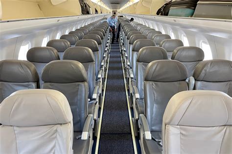 First look and where to sit when flying Breeze Airways’ Embraer 195