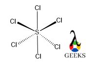 SCl6 Molecular Geometry:Lewis Structure Drawings, Hybridization, Shape ...