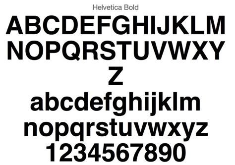 Helvetica Bold the most basic of designer fonts and is the safe option for font selection. Bold ...