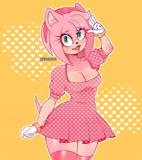 Amy rose Fanart by DiantheUwU on DeviantArt