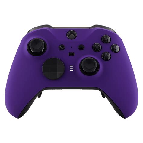 Purple Soft Touch Grip Faceplate Cover, Front Housing Shell Case Repla – GamingCobra