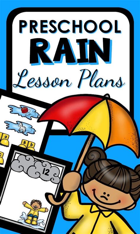 Rain Theme Preschool Classroom Lesson Plans - Preschool Teacher 101 | Preschool lesson plans ...