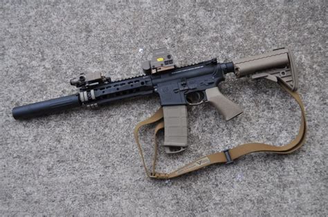 AAC 300 blackout 9.0" barrelled upper w/ AAC 762-SDN-6 suppressor on Noveske SBR lower | guns ...