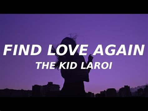 The Kid LAROI - Love Again (Lyrics) can we find love again - YouTube