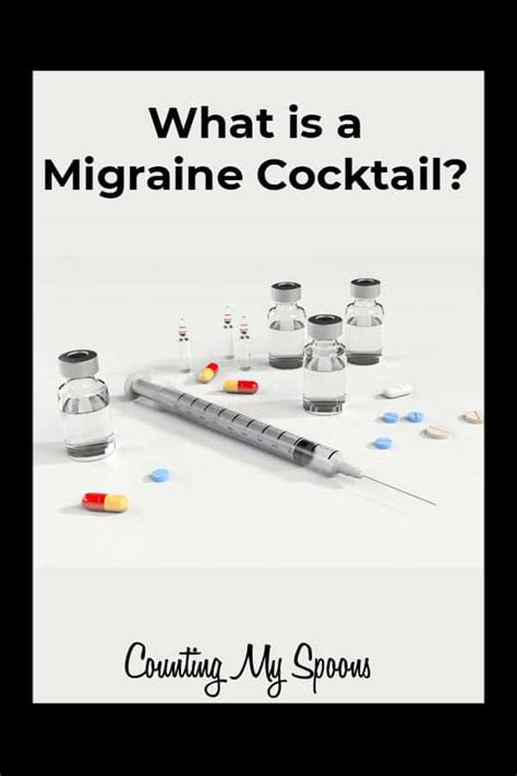 What's a Migraine Cocktail? - Counting My Spoons