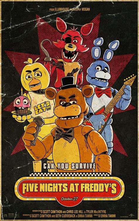 Cool new poster for the fnaf movie! by Galaxystudios78 on DeviantArt