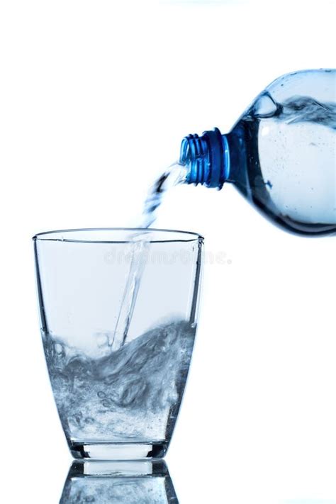 Pour water into a glass stock photo. Image of refreshment - 32927770