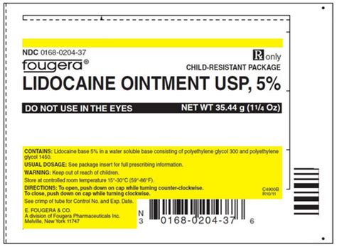 Lidocaine (ointment) - wikidoc